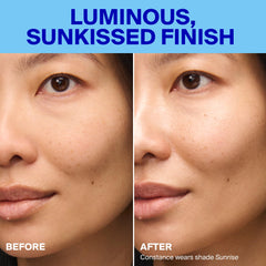 Supergoop! Glowscreen aplicación con dedos para mejor fijación del maquillaje