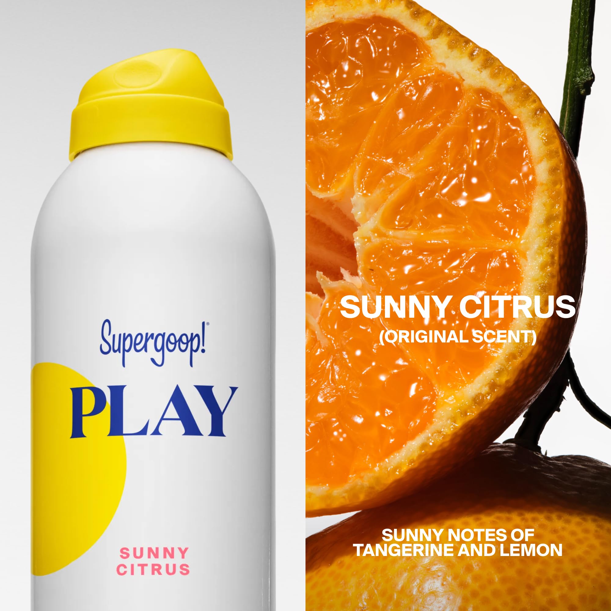 Supergoop! detalle de bag-on-valve sin propulsores para vaciado completo