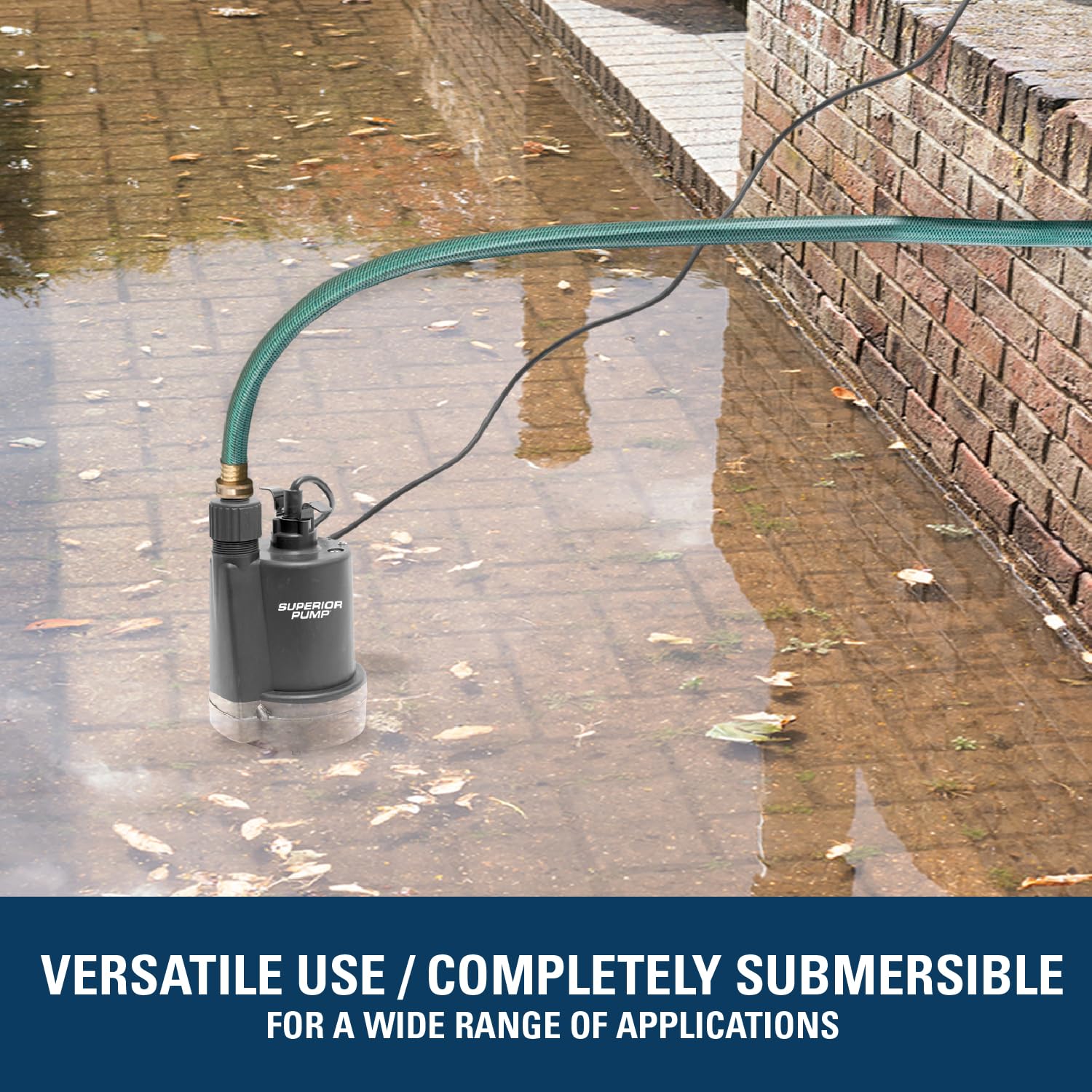 Superior Pump comparada con desagüe de piso de 6 pulgadas para encaje estable
