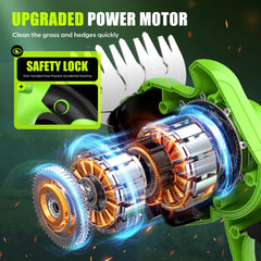 Supleap battery display and controls showing charge level for planning work