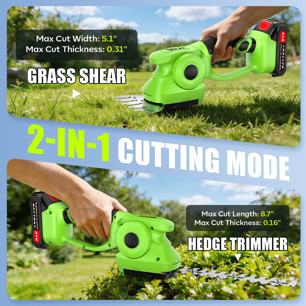 Supleap close-up of hardened dual blades for faster precise cuts