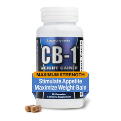 Supragenix CB-1 frontal con etiqueta clara y beneficios visibles