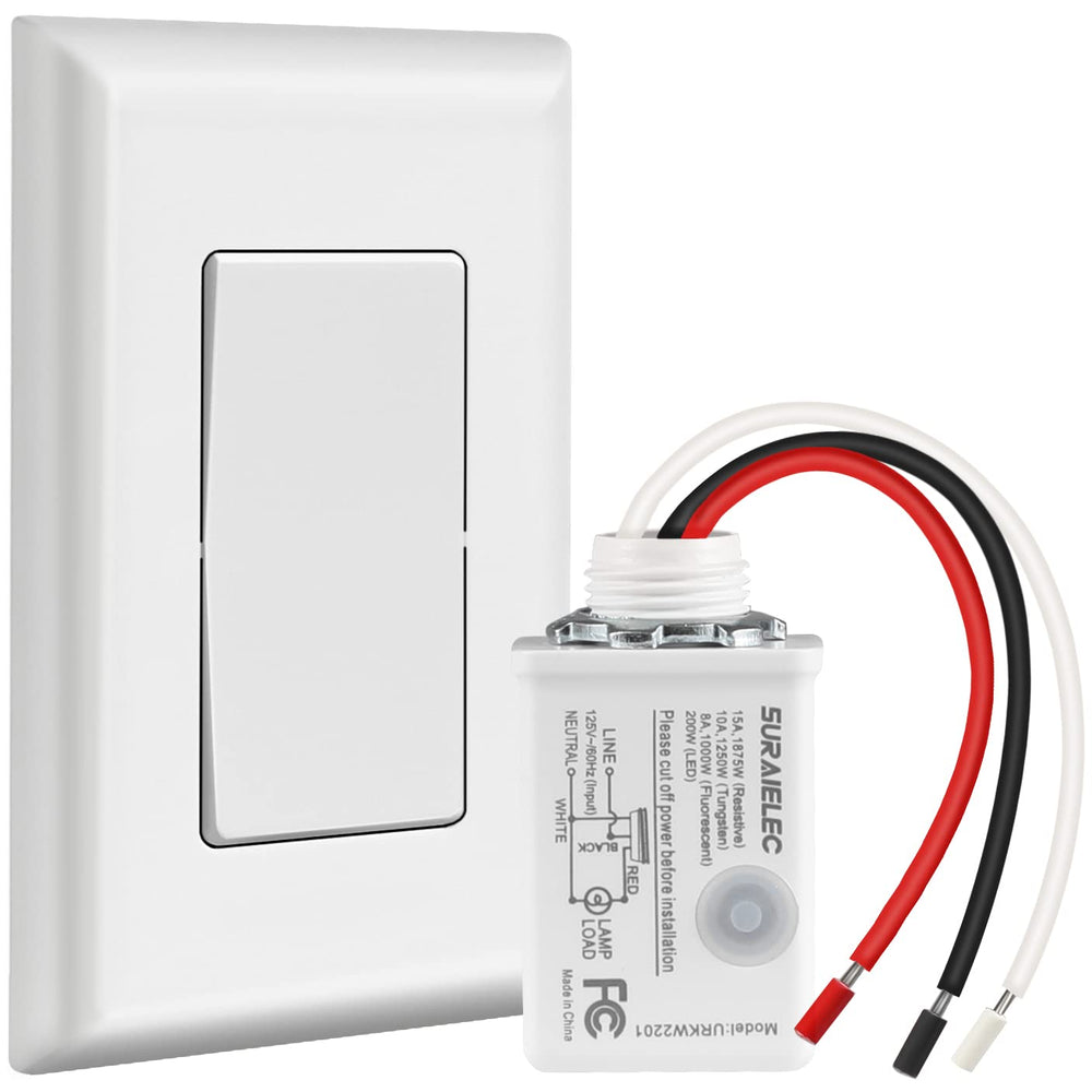 SURAIELEC kit frontal mostrando interruptor y receptor para instalación rápida