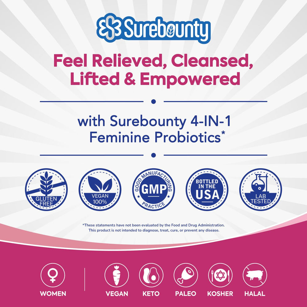 Surebounty ingredientes con arándano orgánico para apoyo urinario natural