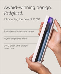 SURI primer plano del cabezal mostrando filamentos y mejor alcance interdental