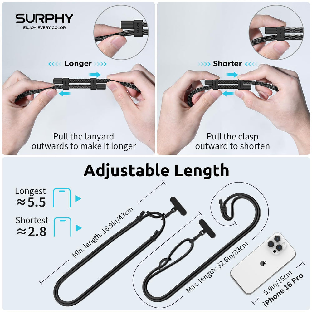 SURPHY tag de silicona sujetando gafas, funcionalidad extra y protección