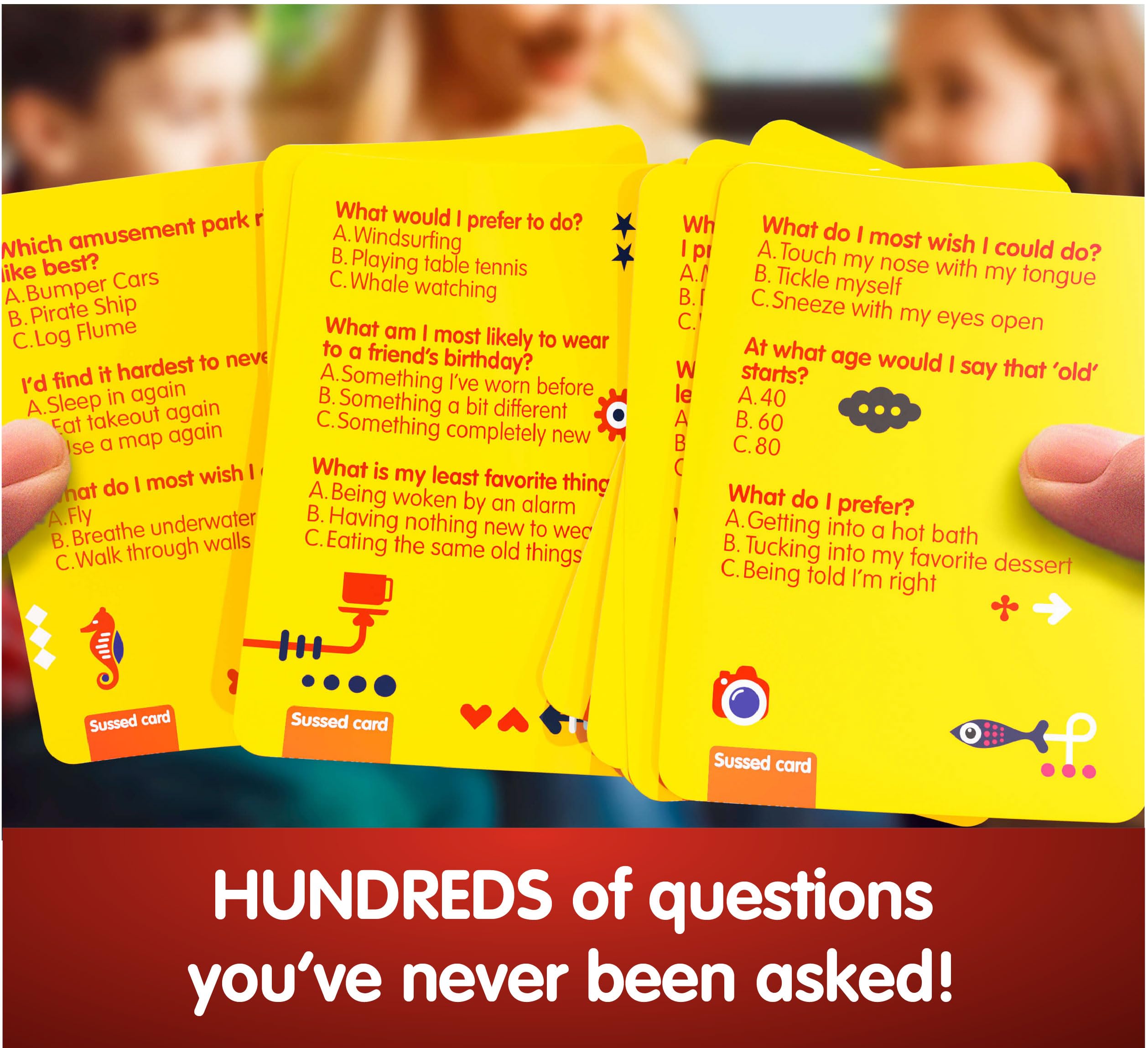 SUSSED detalle de tarjeta y textura del papel, resistente para uso familiar