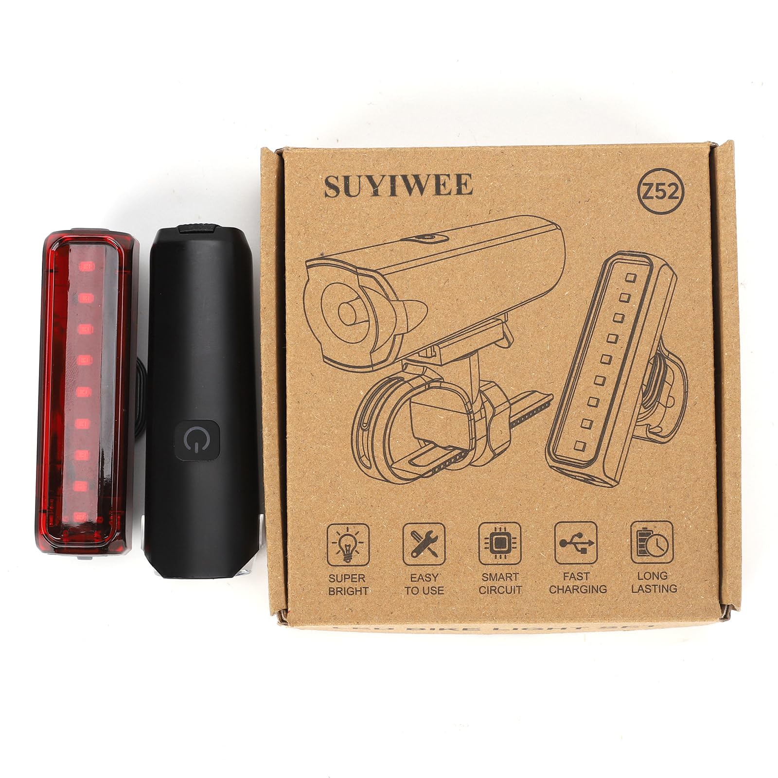 SUYIWEE luces fijadas en mochila y cochecito, versatilidad para actividades