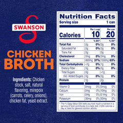 Swanson etiqueta con ingredientes naturales y beneficios claros
