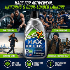 SWEATX textura del detergente líquido concentrado para lavado eficaz