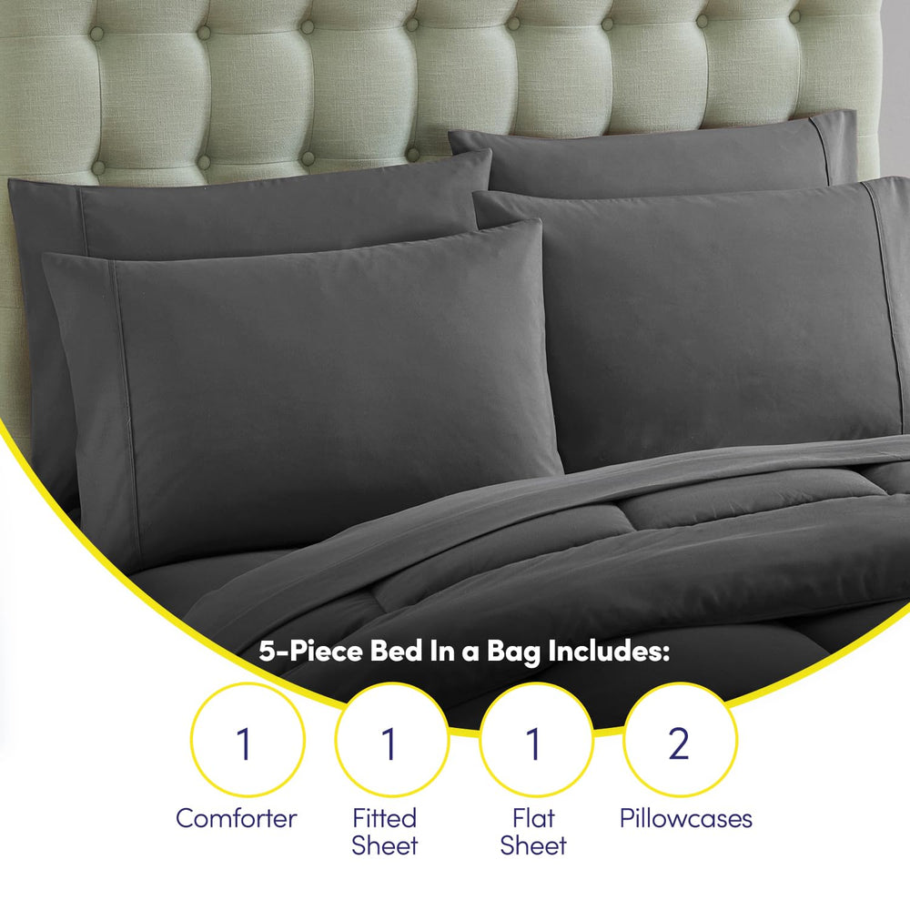 Sweet Home Collection cama ambientada en dormitorio, estilo neutro y fácil de combinar