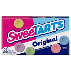 SweeTARTS primer plano de la superficie del caramelo con textura visible
