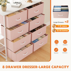 Sweetcrispy cajón abierto mostrando capacidad para ropa y organización fácil