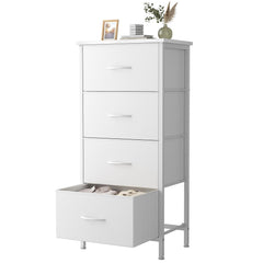 Sweetcrispy vista frontal del mueble mostrando 4 cajones y diseño alto