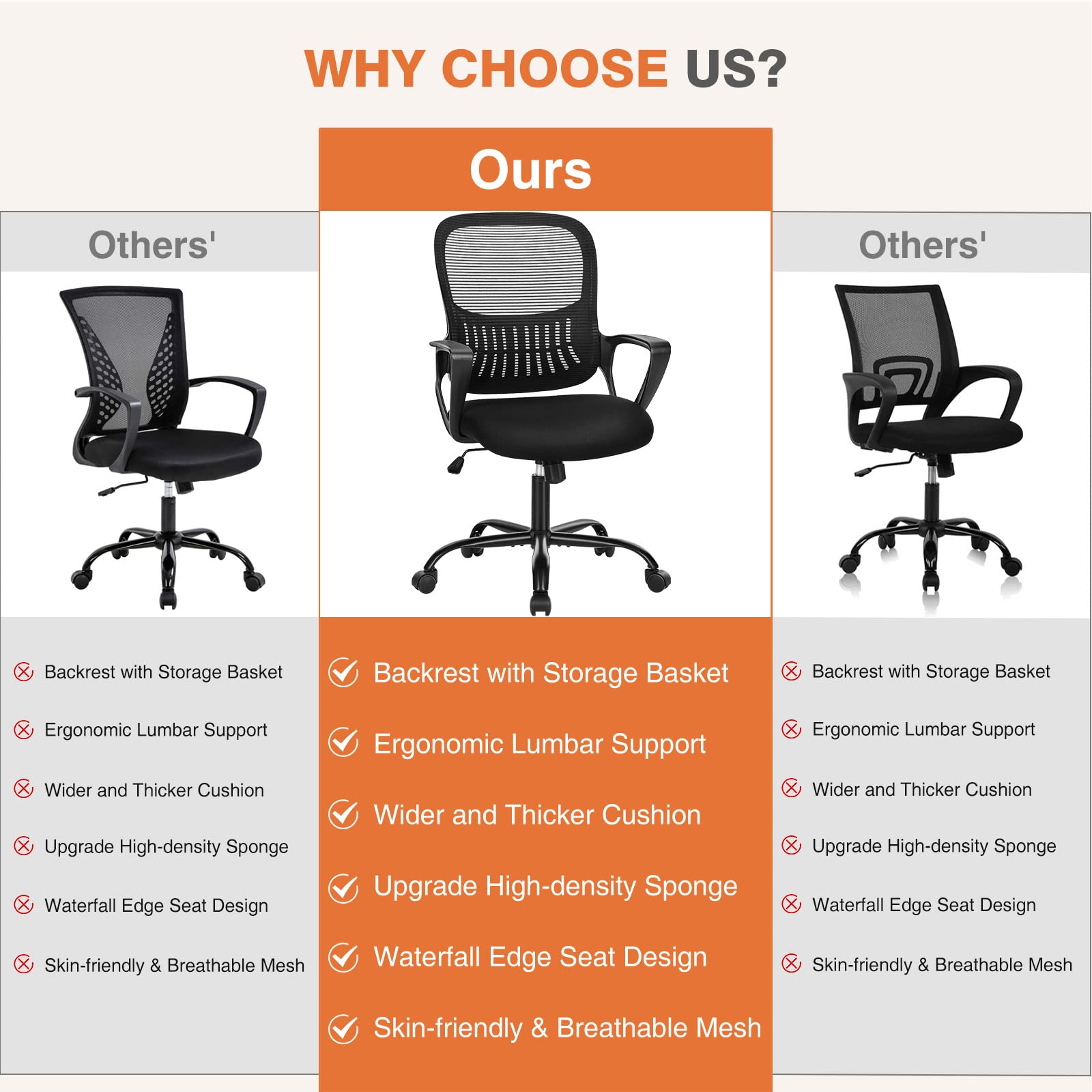 Sweetcrispy silla en escritorio mostrando ergonomía para teletrabajo
