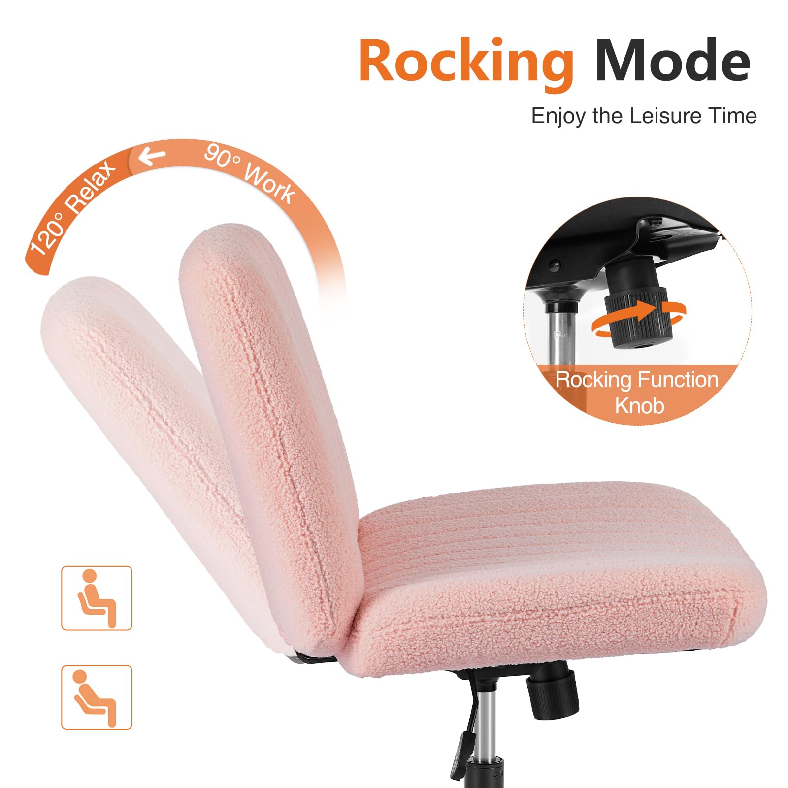 Sweetcrispy silla usada frente a un tocador para maquillaje cómodo