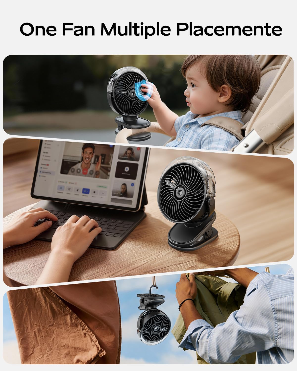 SWEETFULL comparación visual con batería de 3000mAh para entender autonomía