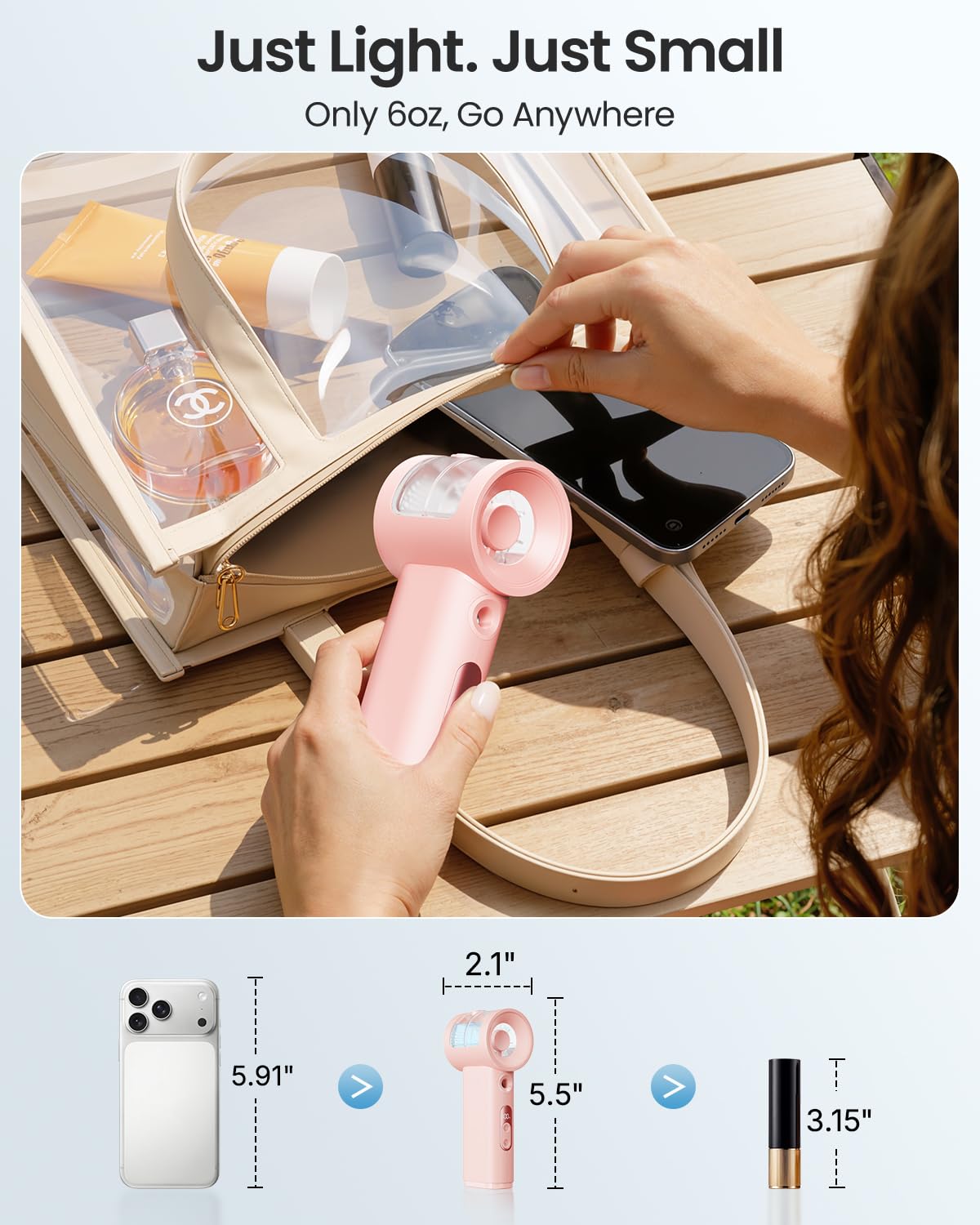 SWEETFULL depósito de 50 ml abierto mostrando fácil rellenado y nebulización