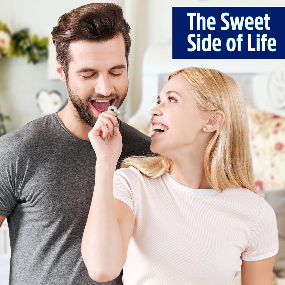 SWEETSIDE CANDY CO. comparación de tamaño para entender cantidad y escala