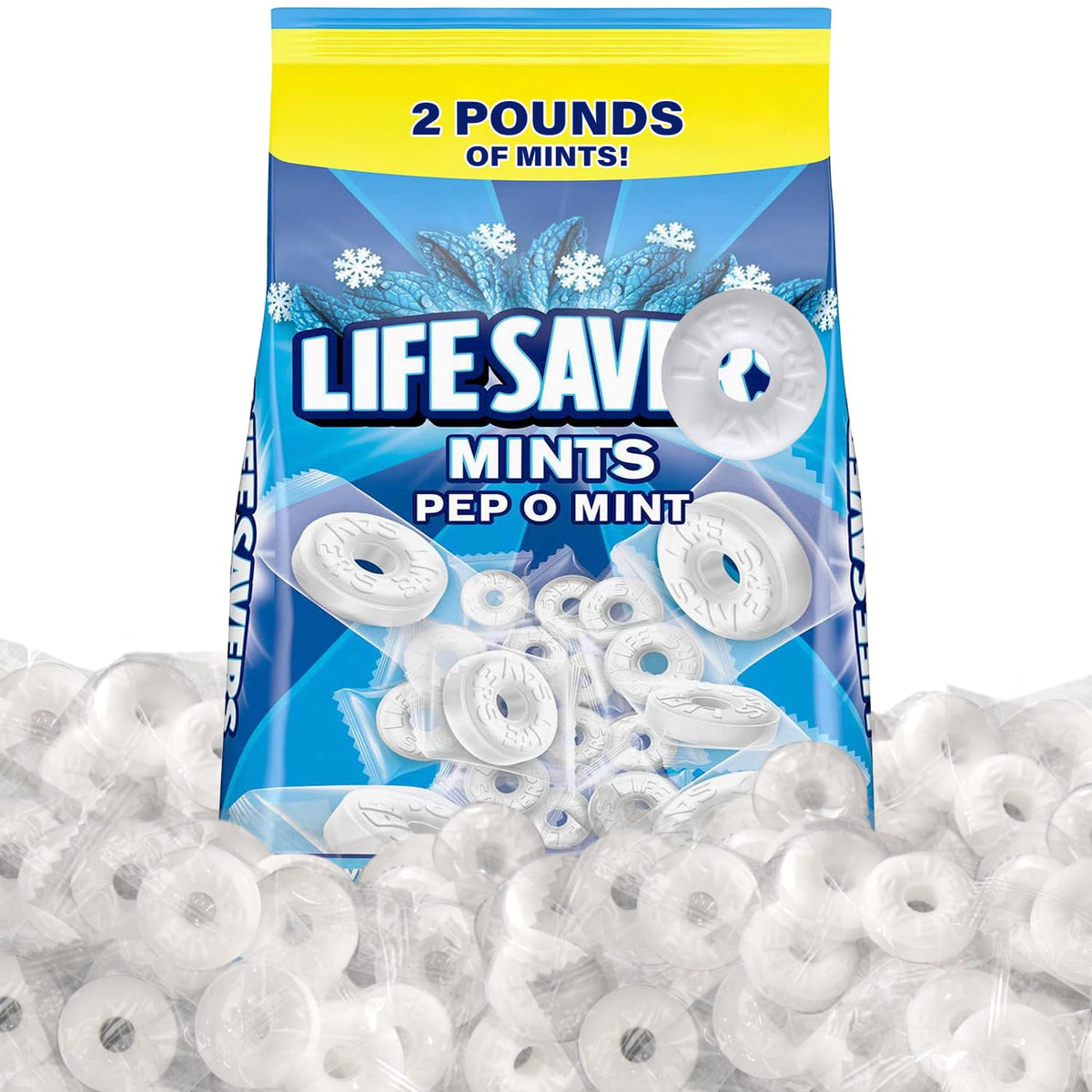 SWEETSIDE CANDY CO. frente del paquete mostrando 2 lb, ideal para eventos