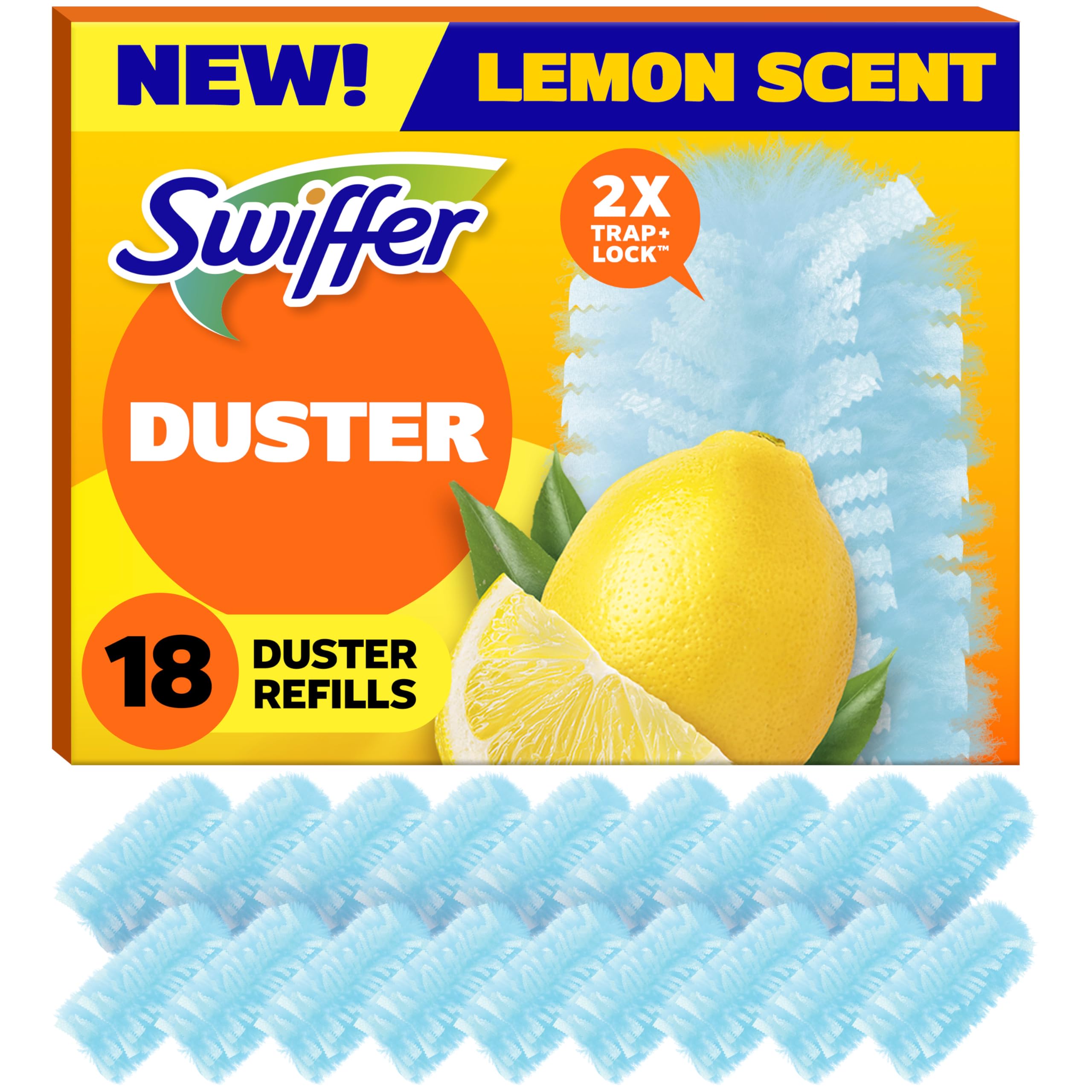Swiffer recambios 18 unidades vista frontal beneficiando limpieza rápida