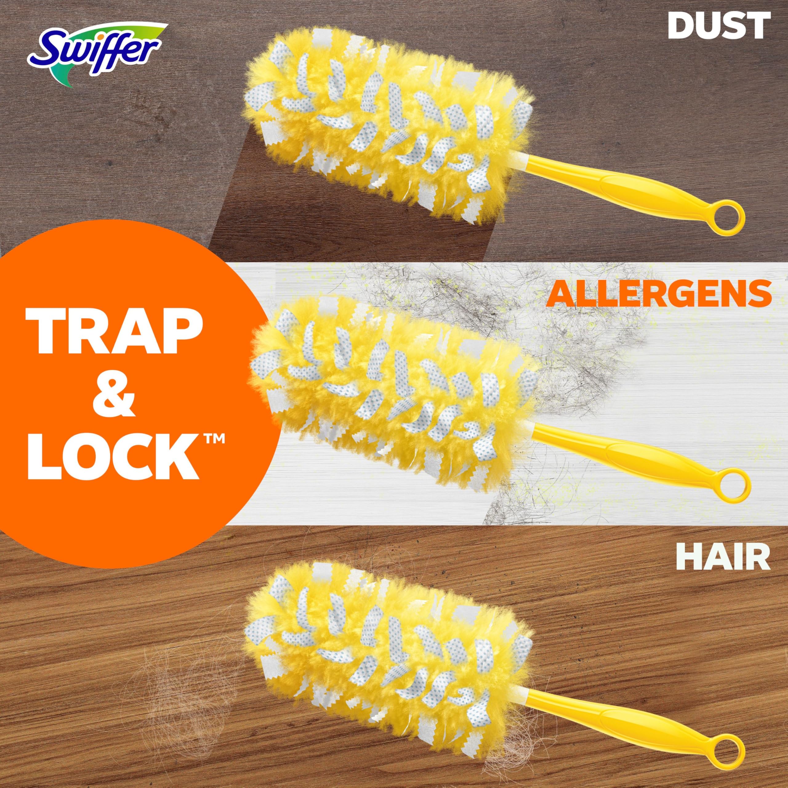 Swiffer etiqueta con aroma lavanda que aporta frescura al ambiente