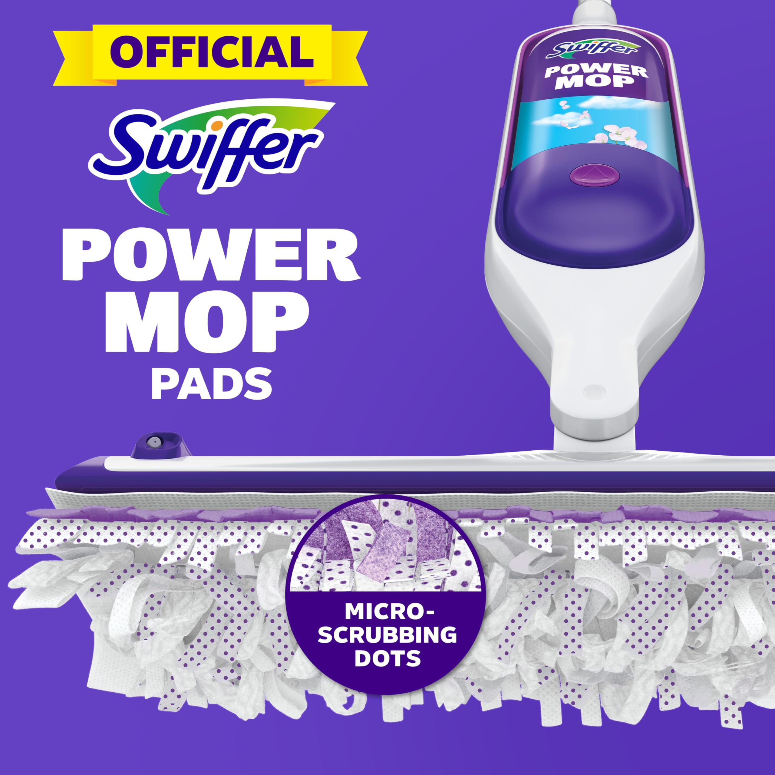 Swiffer PowerMop microfibra y capas que absorben líquidos eficientemente