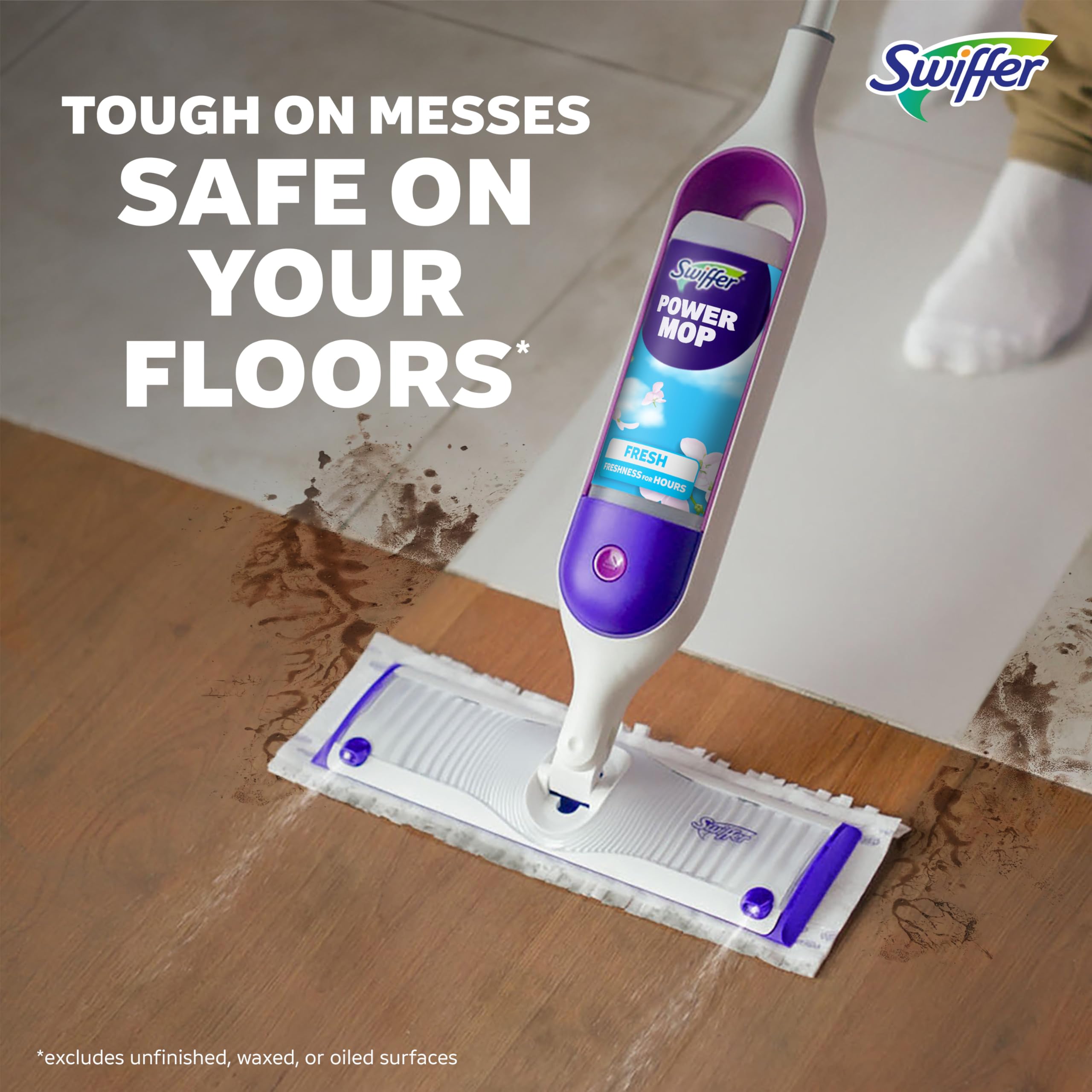 Swiffer PowerMop paquete de 11 unidades listo para recambiar, ahorro práctico
