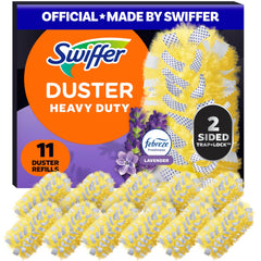 Swiffer recambio frontal en empaque mostrando cantidad y aroma lavanda