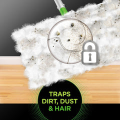 Swiffer comparación de grosor del paño frente a paño estándar, mayor durabilidad