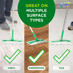 Swiffer paño húmedo con solución que disuelve suciedad visible