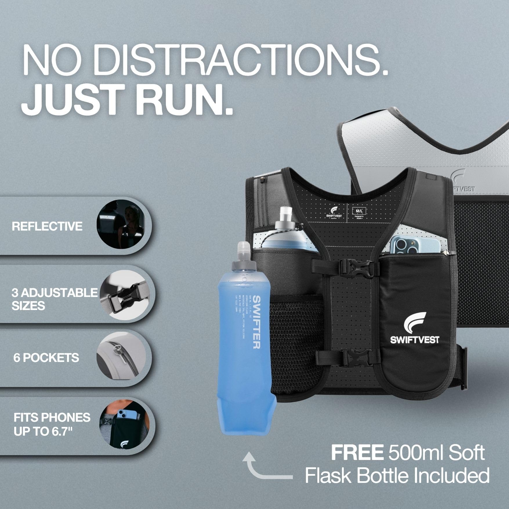 SWIFTVEST bolsillo impermeable para móvil protegiendo tu teléfono