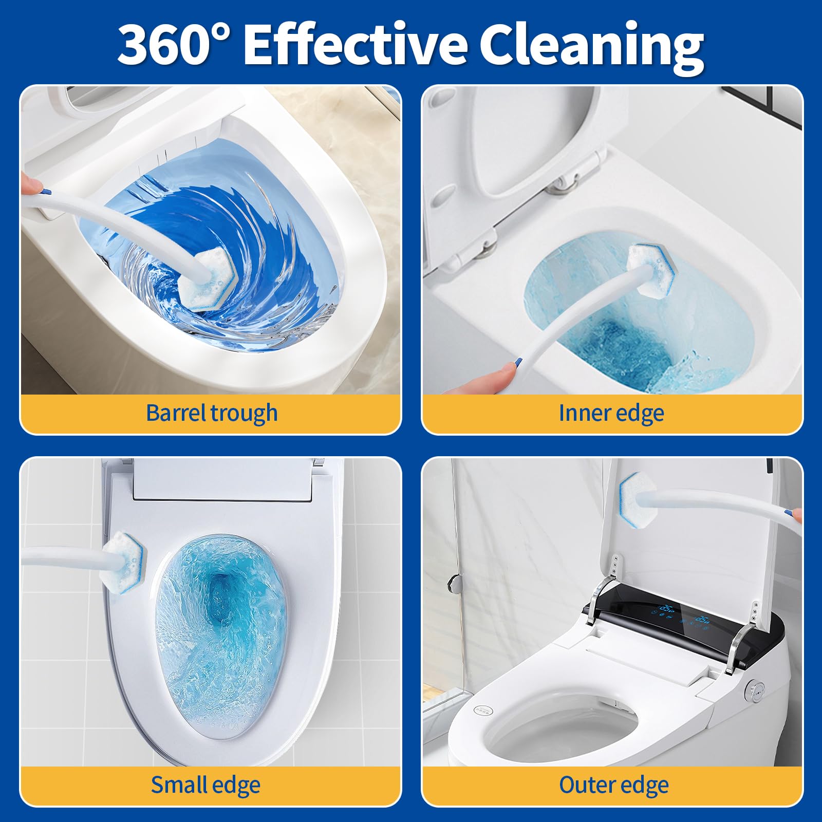 etiqueta Swilsweep mostrando compatibilidad con Clorox y la mayoría de varillas