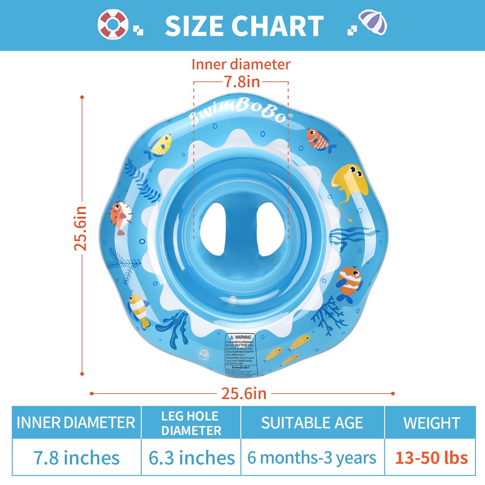 Swimbobo bebé usando flotador en piscina generando confianza en el agua