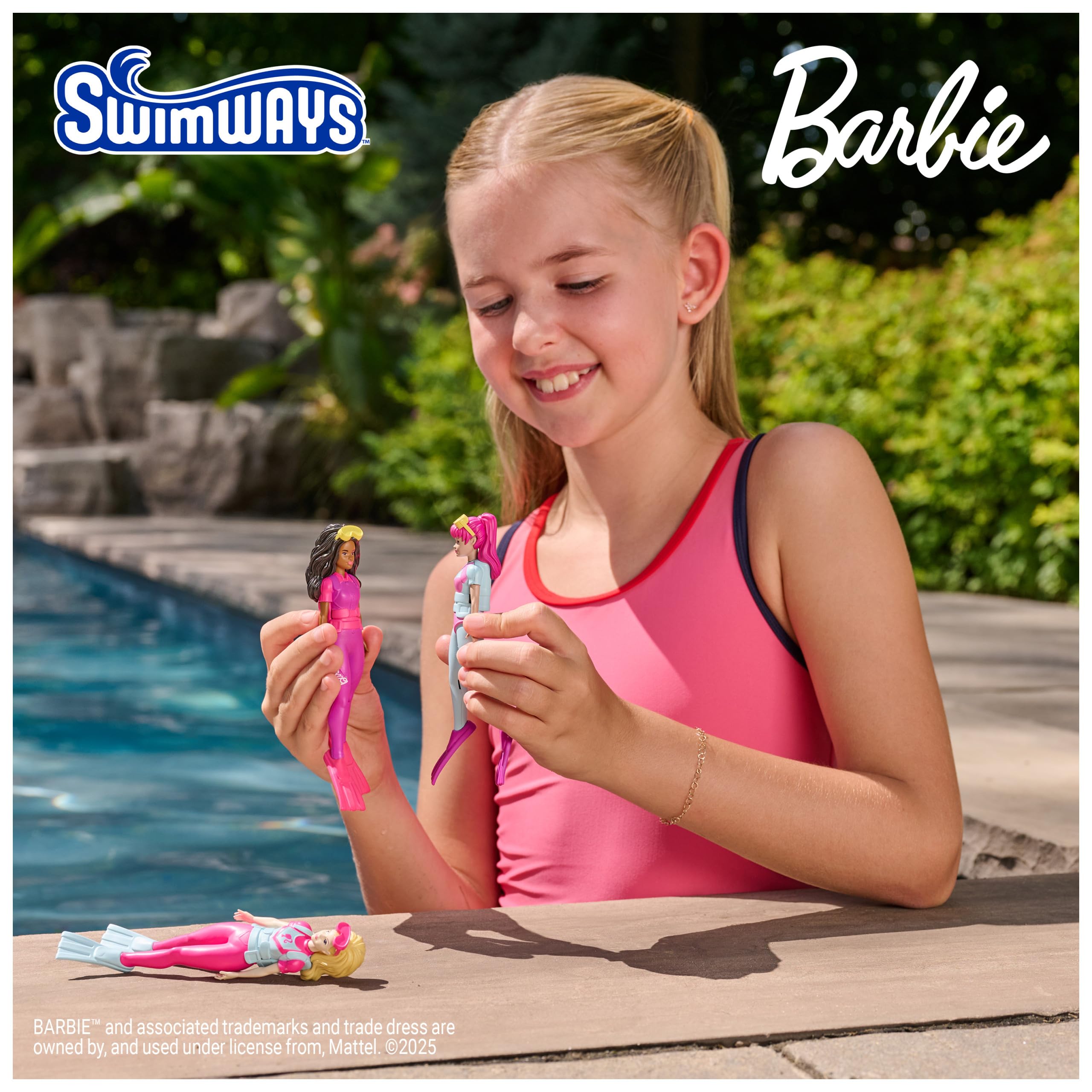 SwimWays detalle de textura suave que facilita agarre seguro