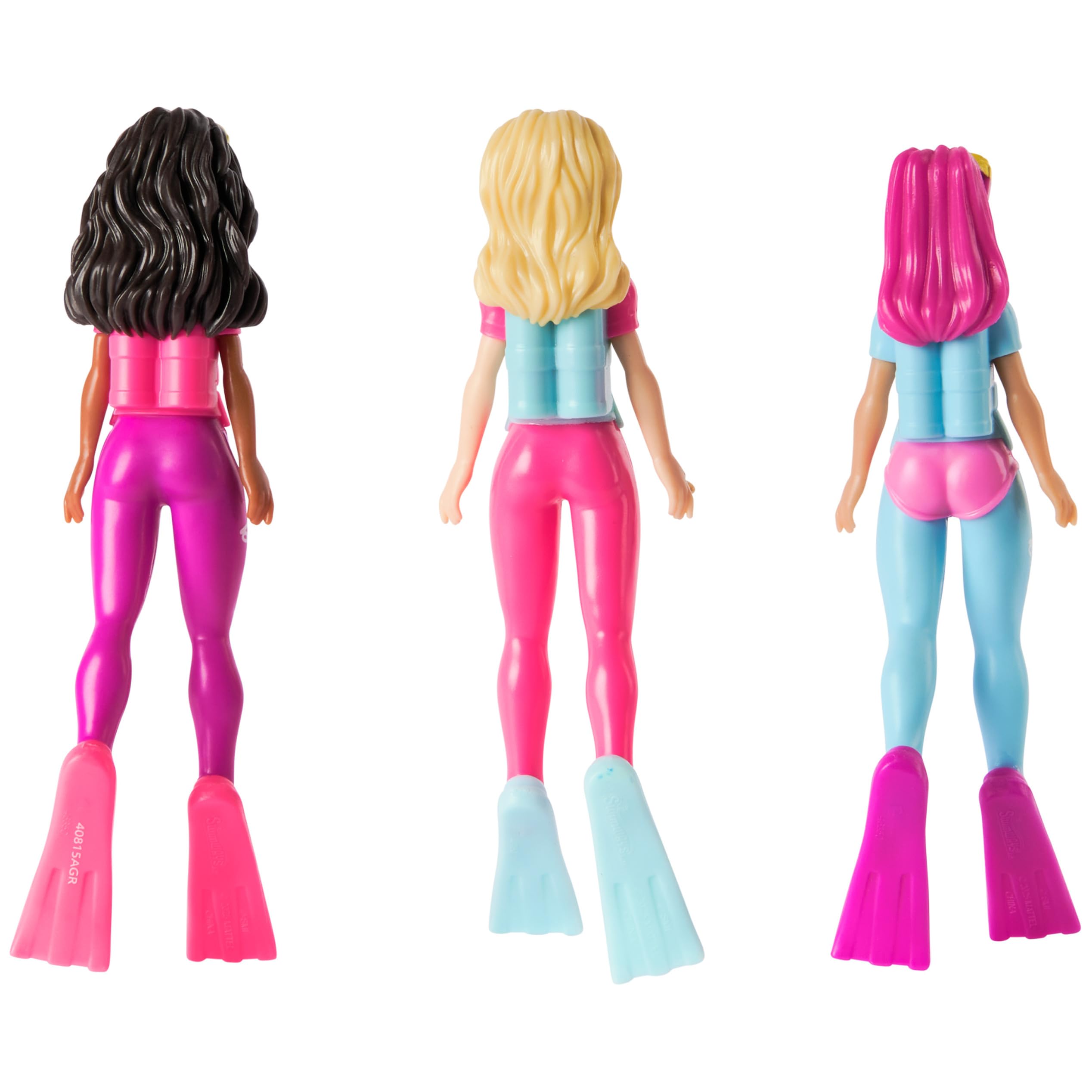 SwimWays figuras usadas en fiesta en piscina animando el juego grupal
