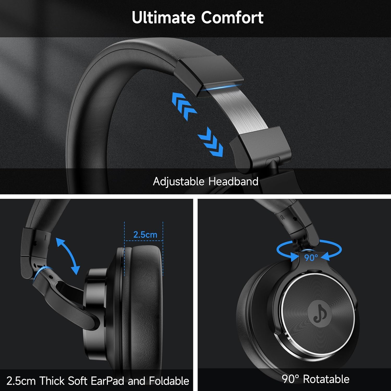 syndesmos auriculares en uso en cabina de estudio demostrando ergonomía y aislamiento