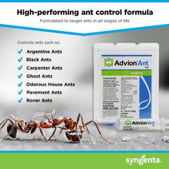 Syngenta Advion Ant Gel applied on baseboard showing discreet placement