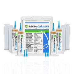 Syngenta Advion front packaging shows kit and benefits for discreet control