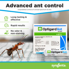 Syngenta Optigard tube close-up highlighting syringe nozzle for precise placement