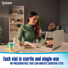 Systane gota en primer plano destacando textura hidratante y suavidad