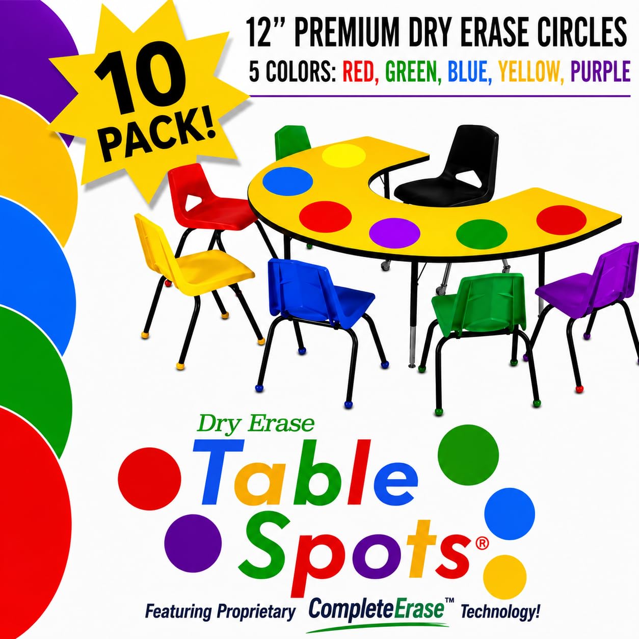 Table Spots en uso sobre escritorio ayudando a organizar actividades