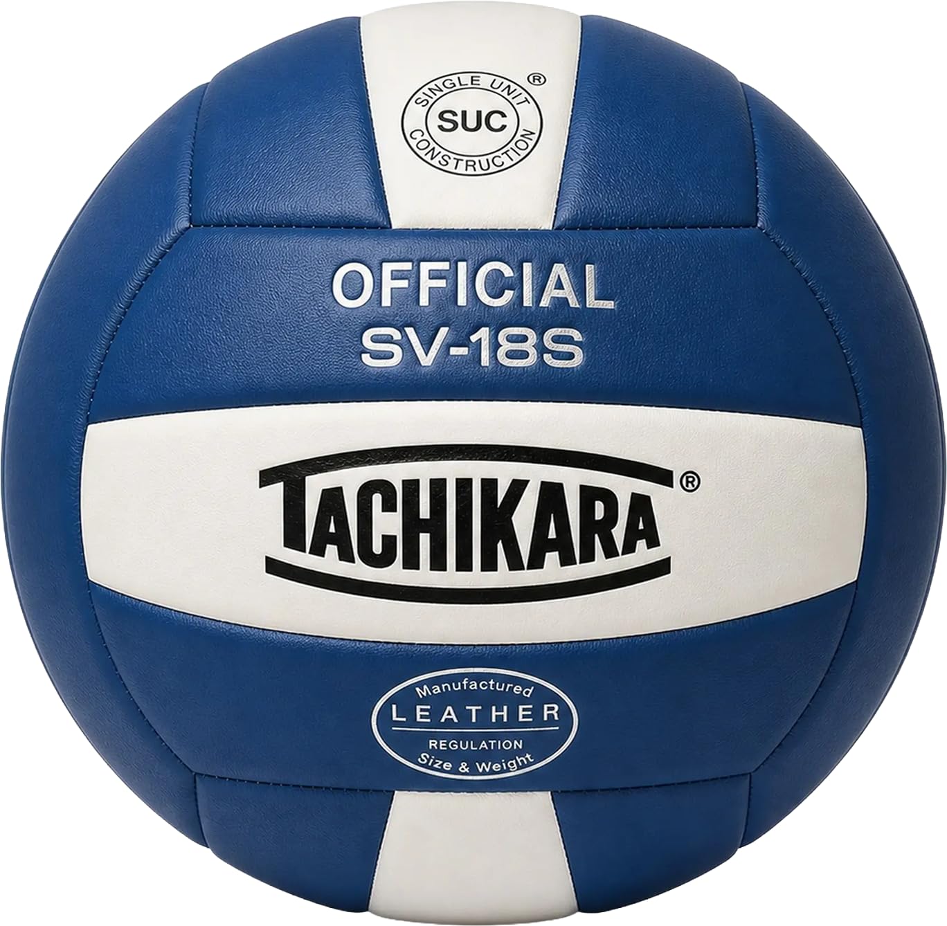 Tachikara balón frontal Royal-White mostrando diseño y color para visibilidad