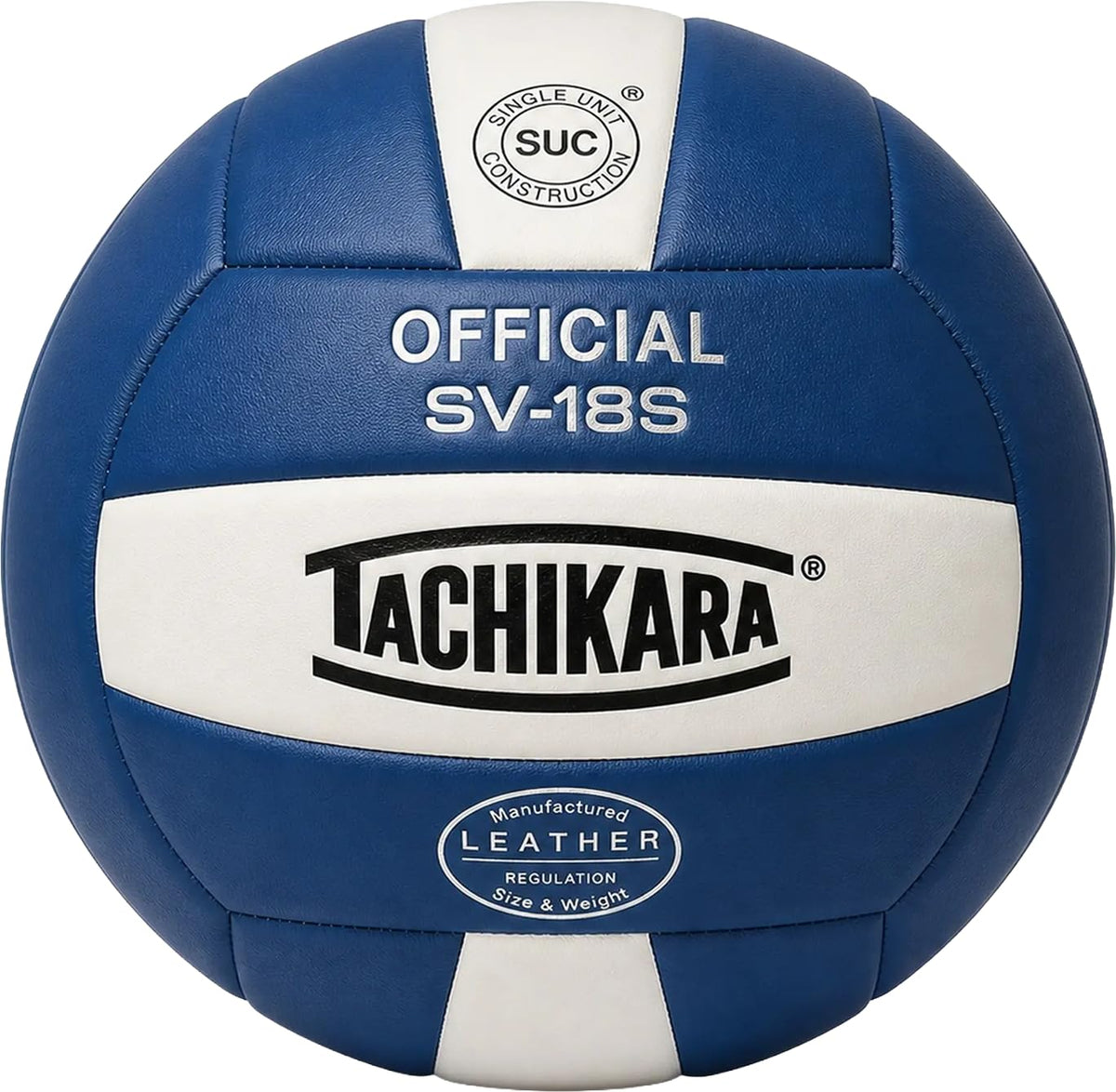 Tachikara balón frontal Royal-White mostrando diseño y color para visibilidad