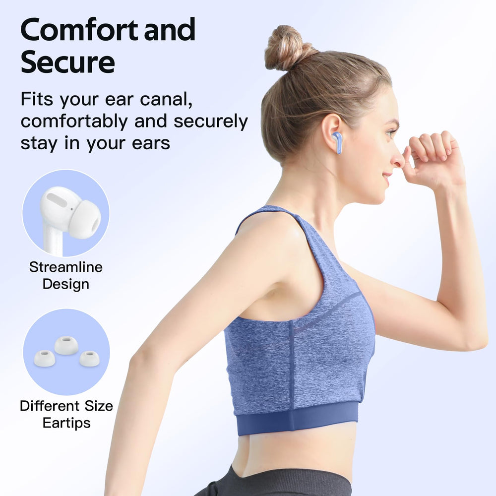 TAGRY vista lateral de auricular mostrando diseño ergonómico, ajuste seguro