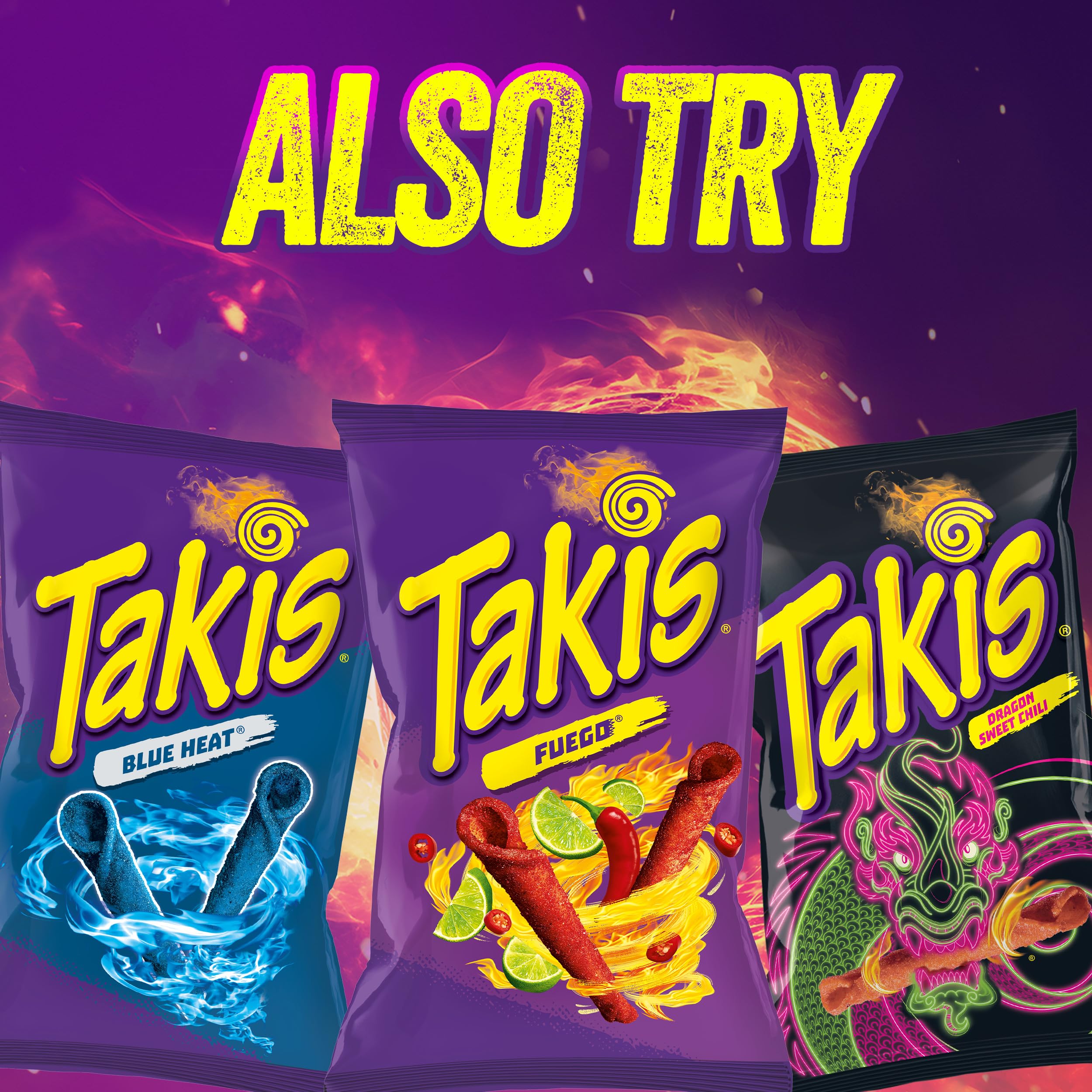 Takis etiqueta del paquete mostrando información de producto