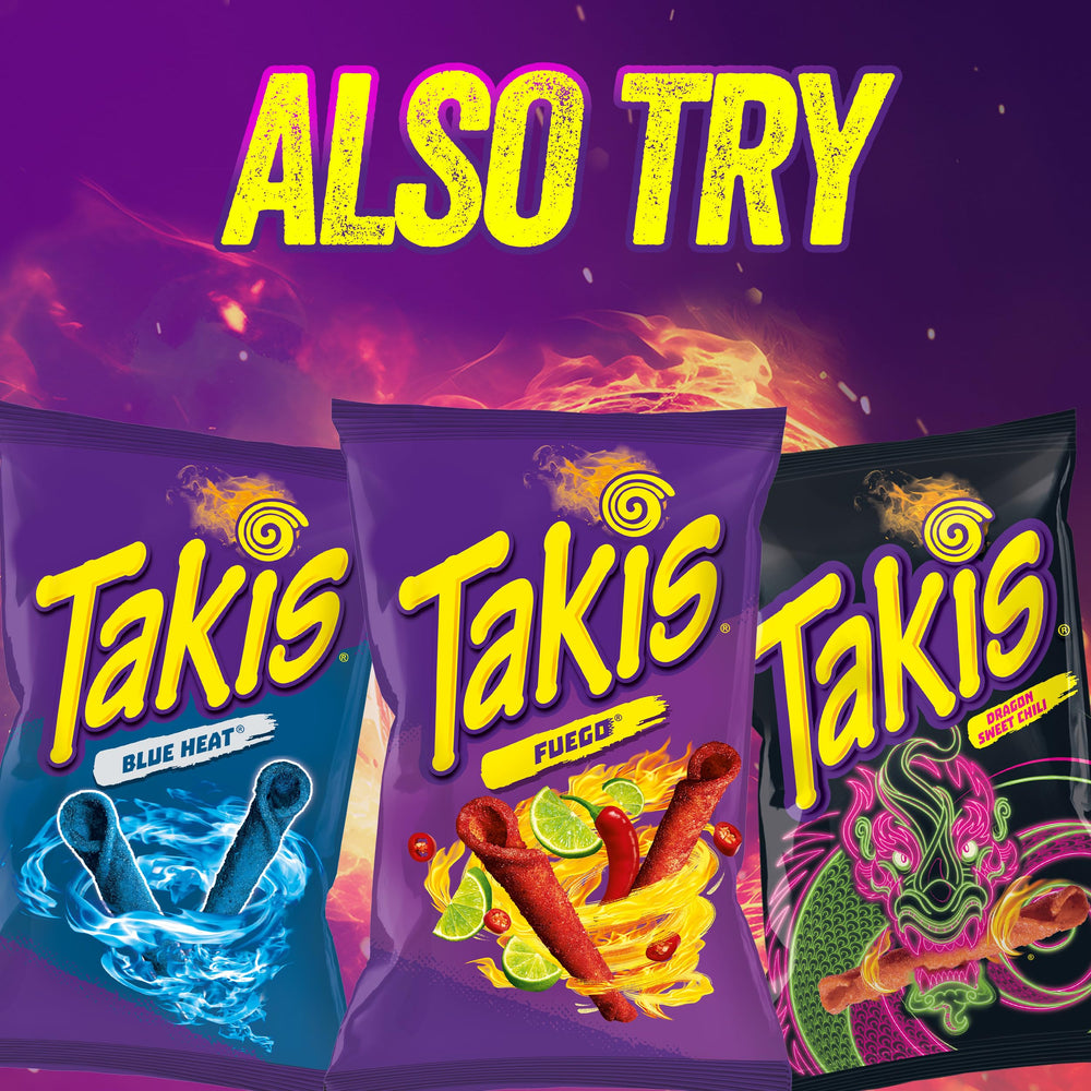 Takis etiqueta del paquete mostrando información de producto