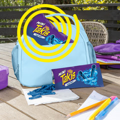 Takis polvo azul del condimento mostrando sabor intenso y atractivo