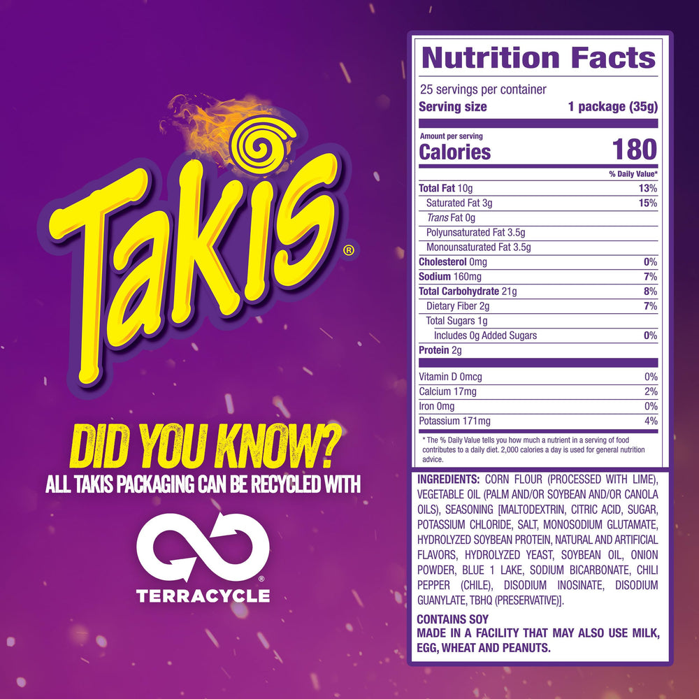 Takis porciones servidas en plato ideal para fiestas y compartir