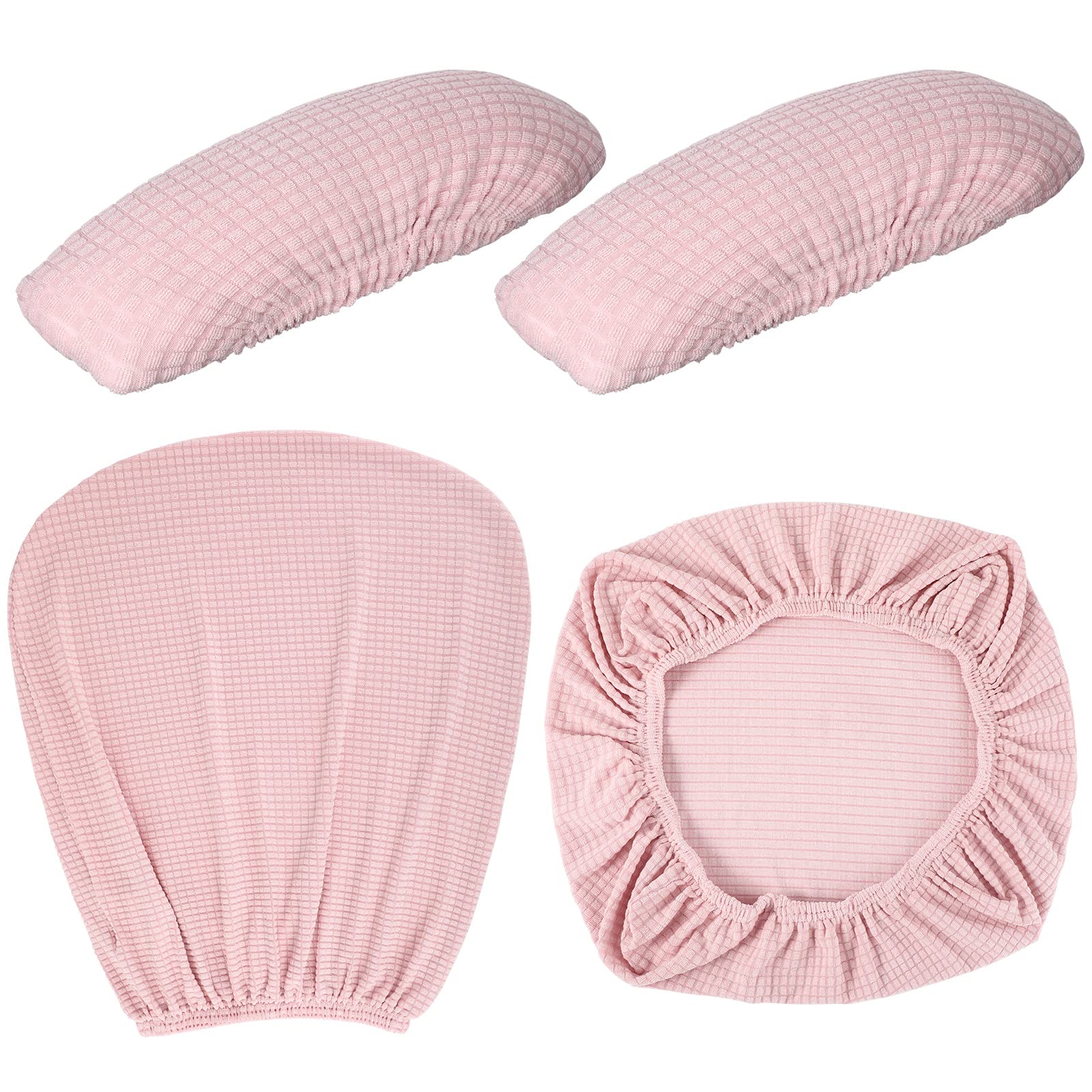 Tallew silla en home office con funda rosa palo elegante y práctica